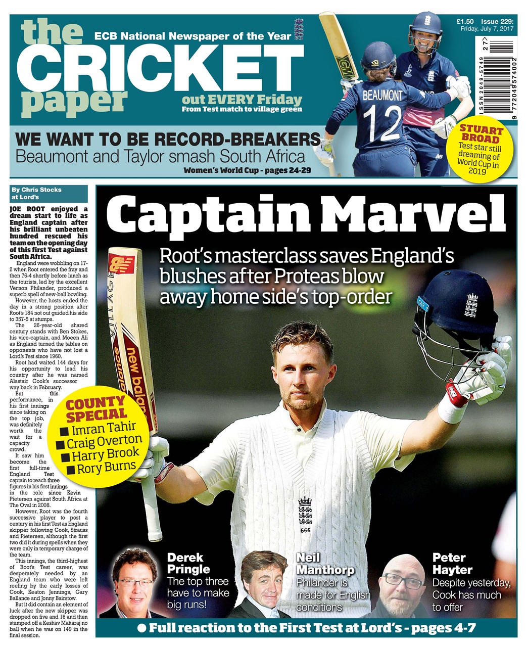 The Cricket Paper Preview Pages