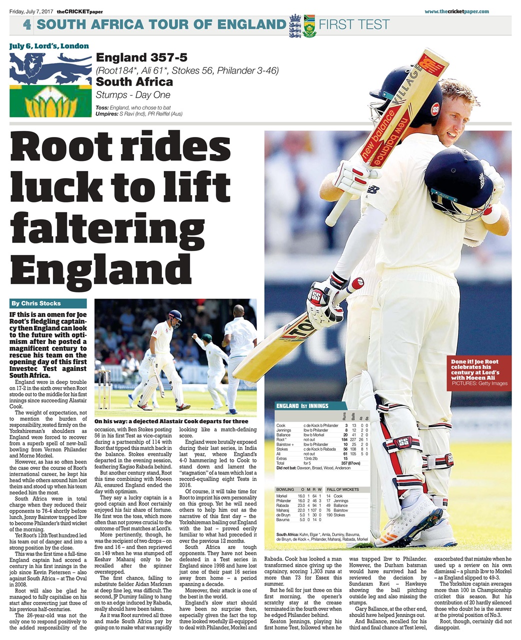The Cricket Paper Preview Pages