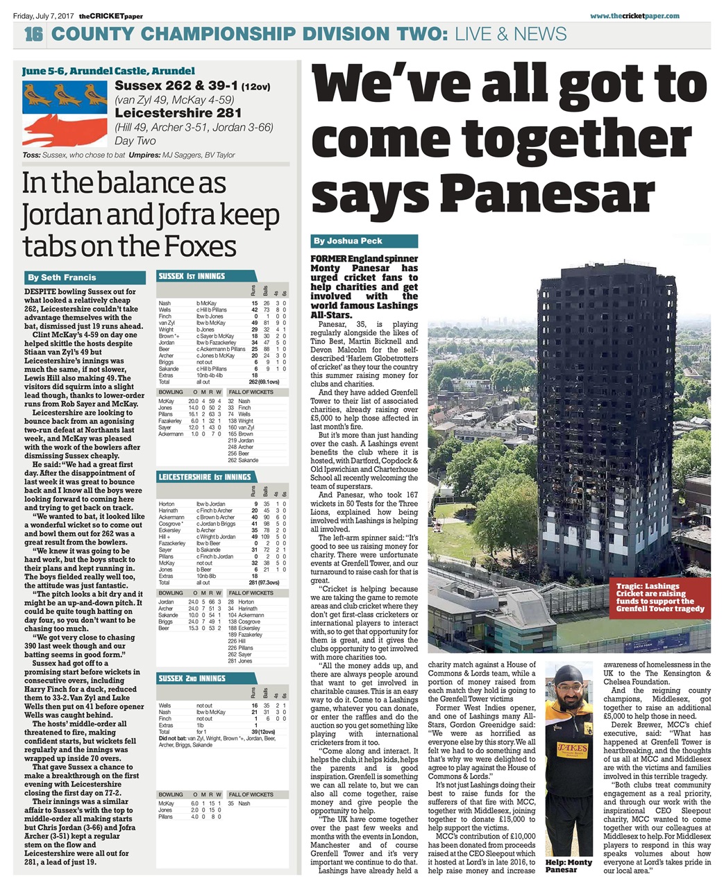 The Cricket Paper Preview Pages