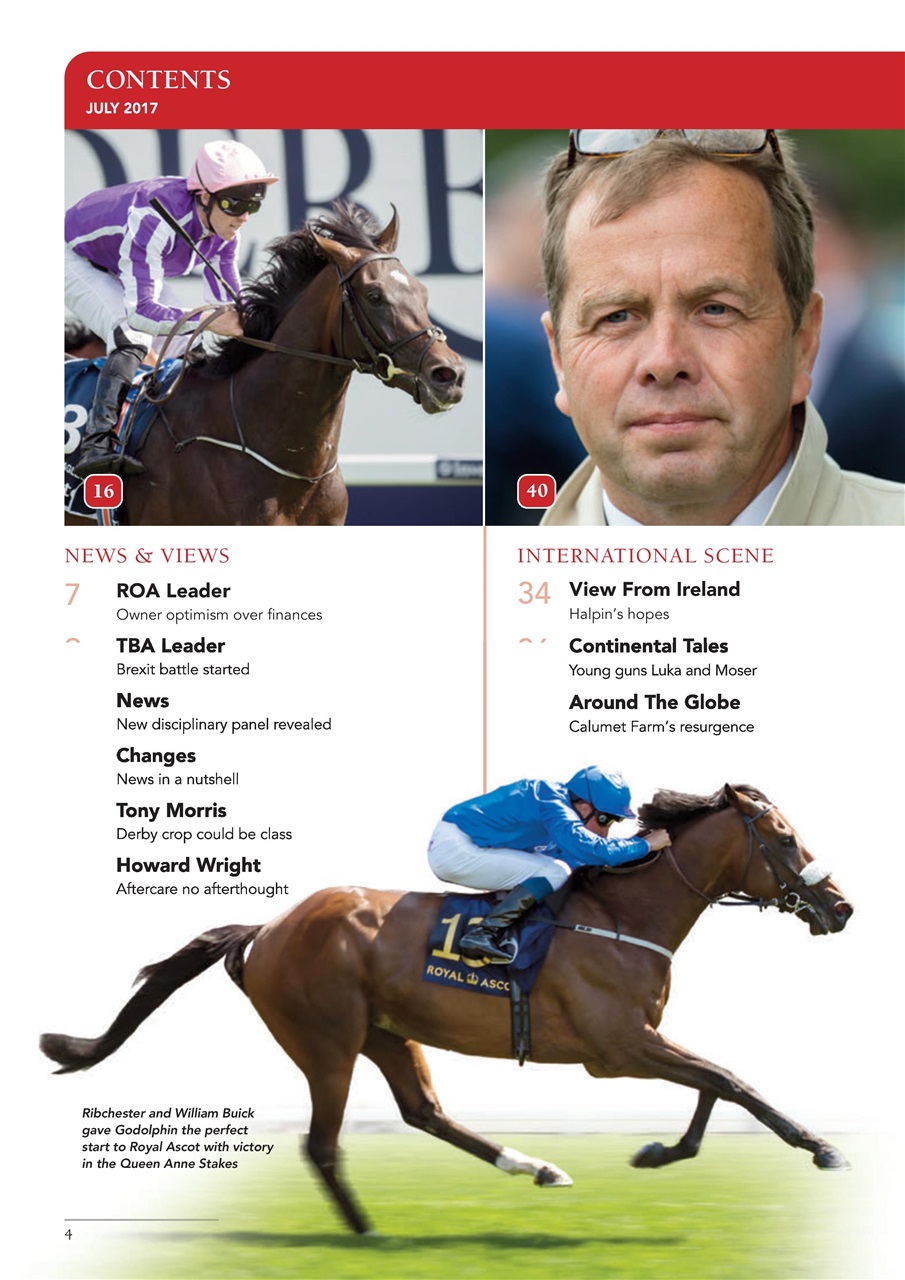 The Owner Breeder Preview Pages