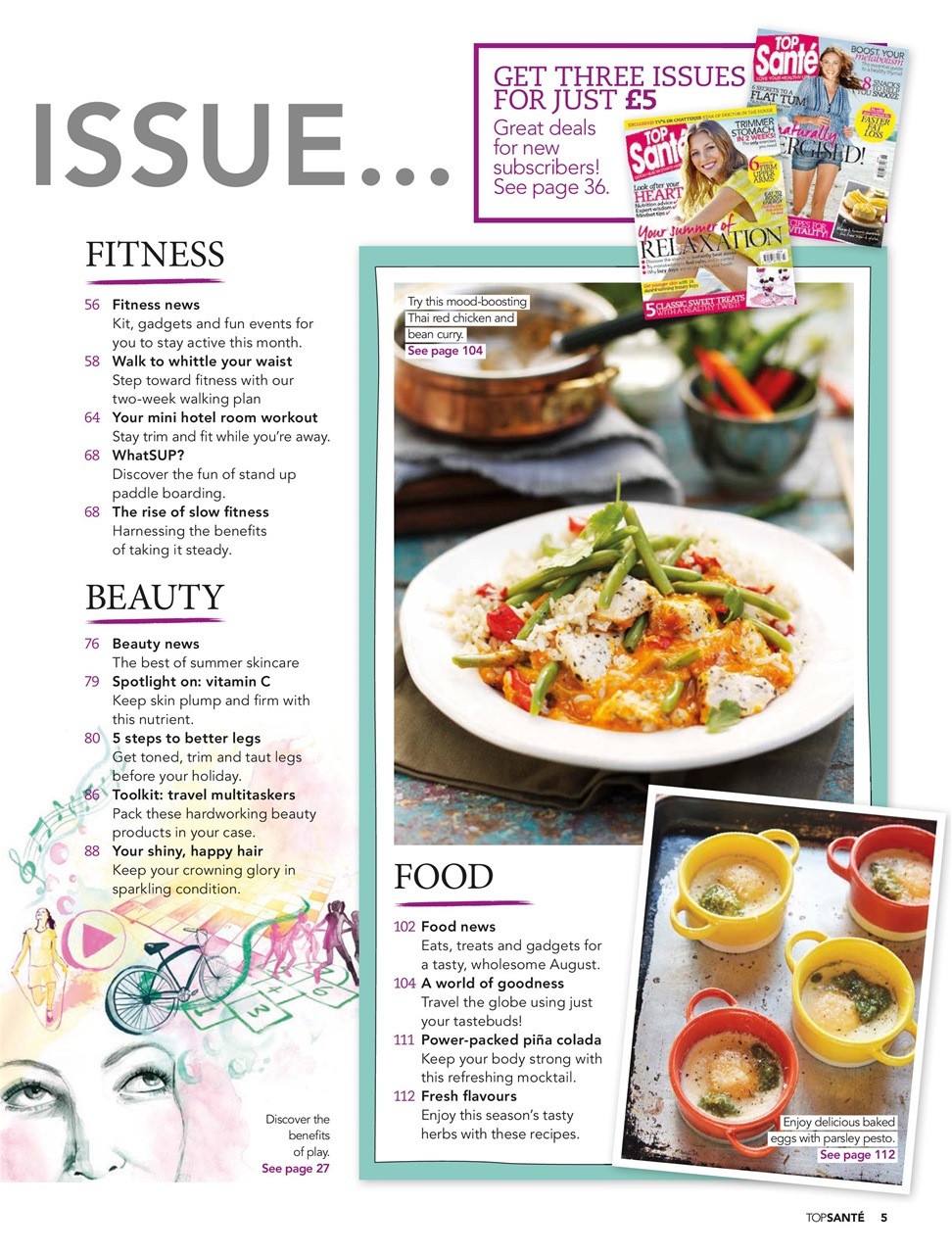 Top Sante Preview Pages