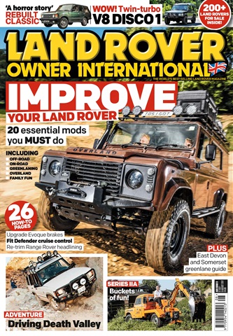 Land Rover Owner issue August 2017