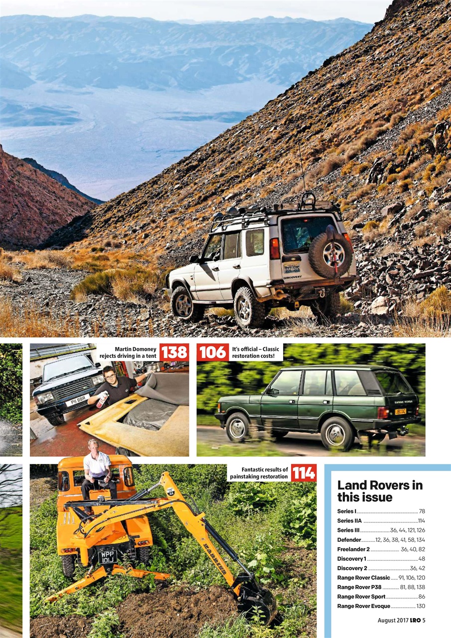 Land Rover Owner Preview Pages