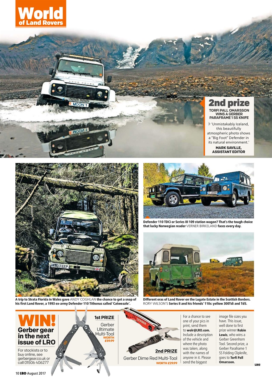 Land Rover Owner Preview Pages