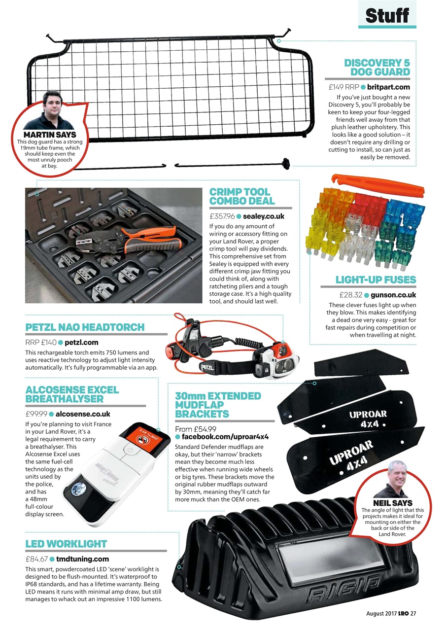 Land Rover Owner Preview Pages