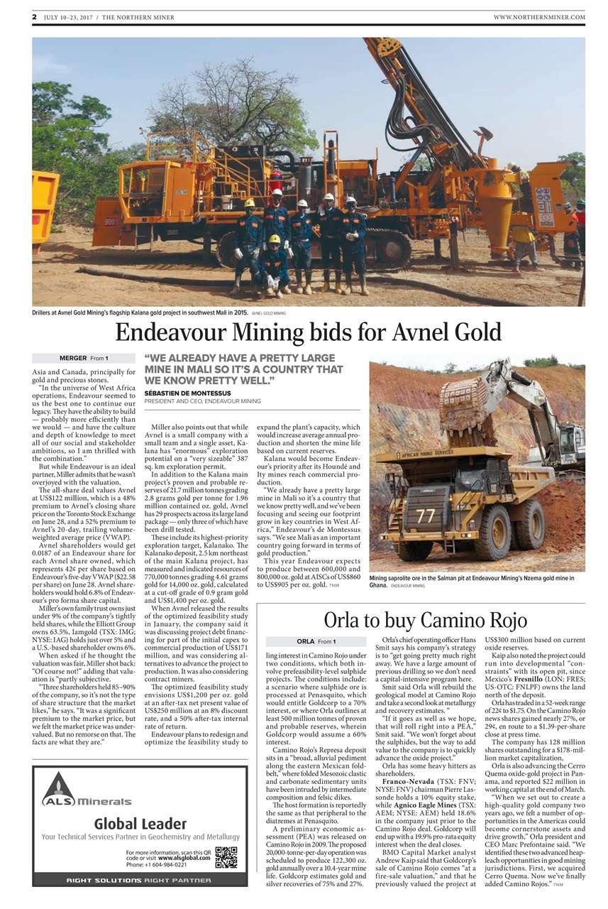 The Northern Miner Preview Pages