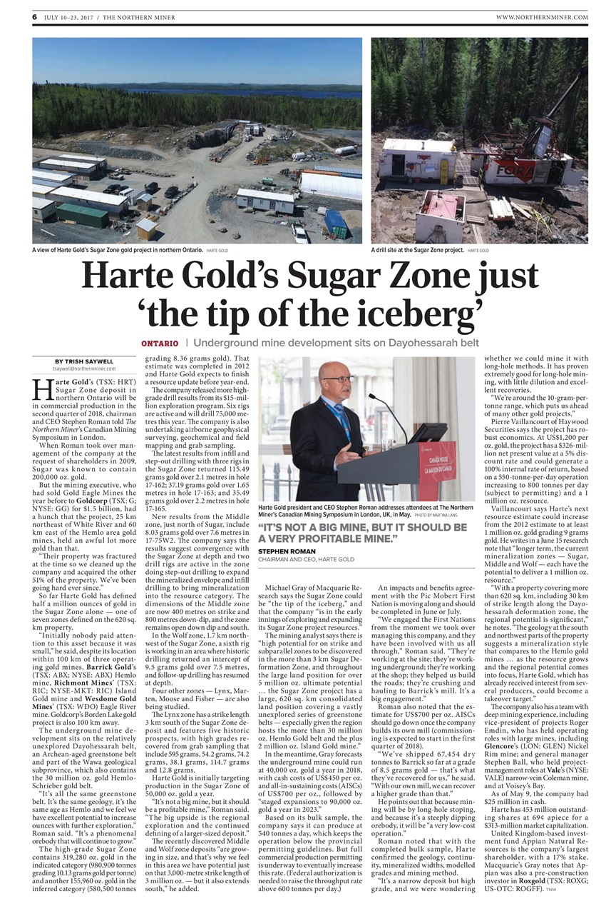 The Northern Miner Preview Pages