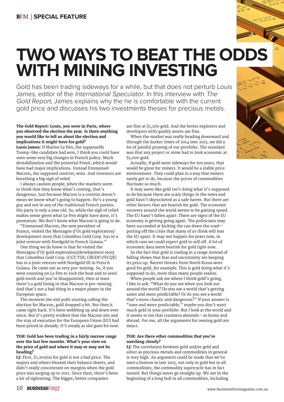 Business First Magazine Preview Pages