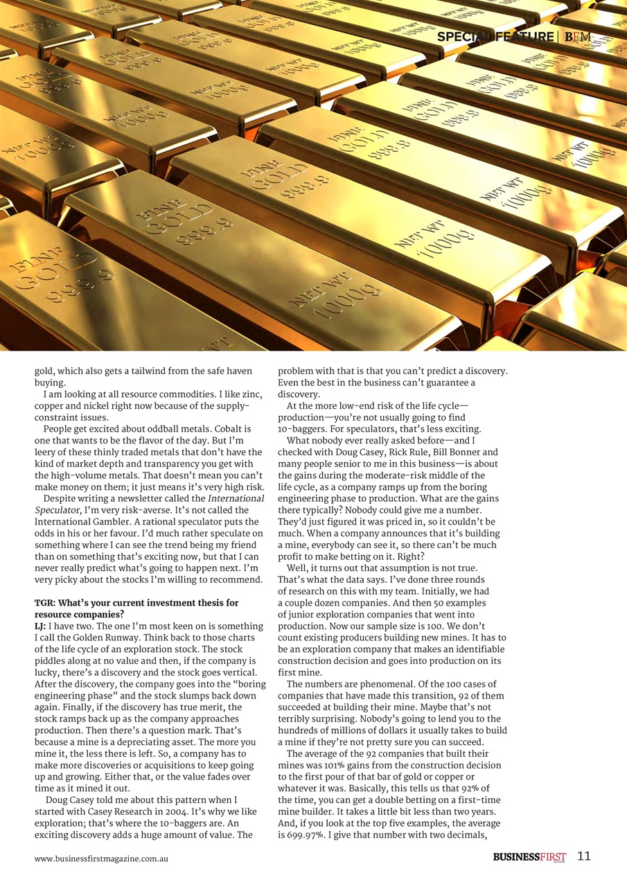 Business First Magazine Preview Pages