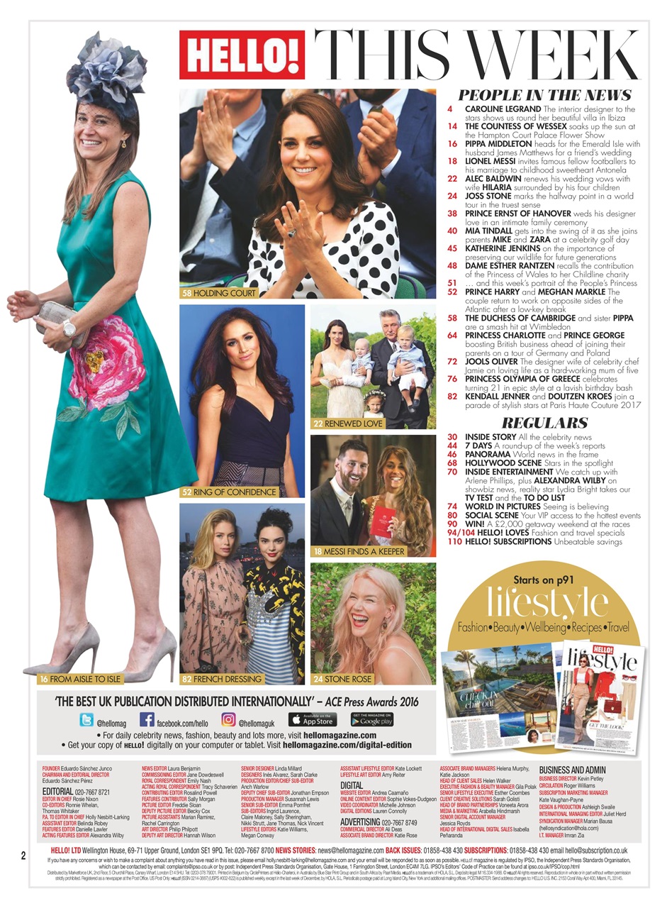 Hello! Magazine Preview Pages