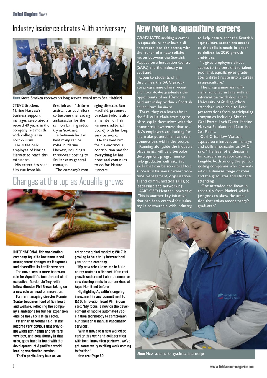 Fish Farmer Magazine Preview Pages