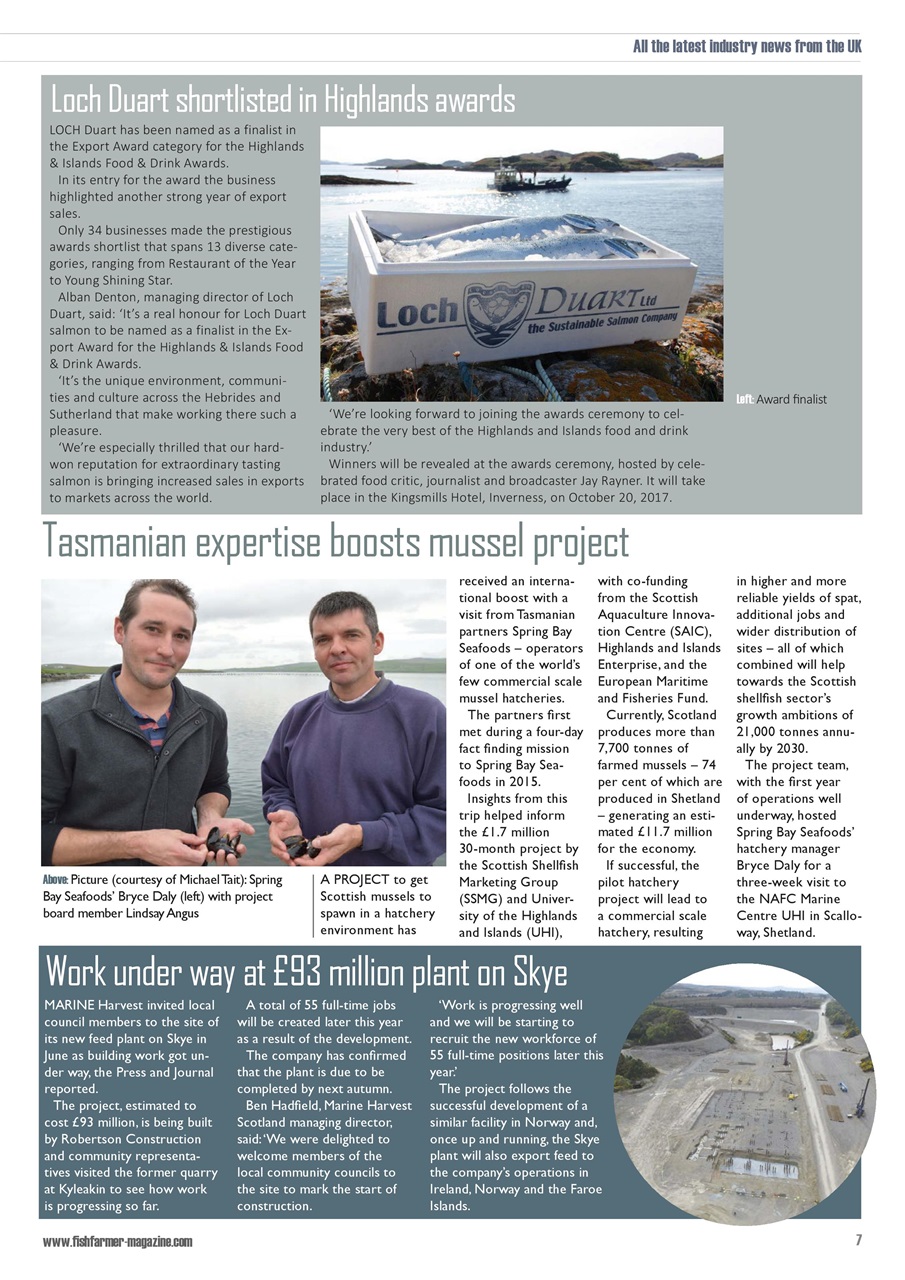 Fish Farmer Magazine Preview Pages