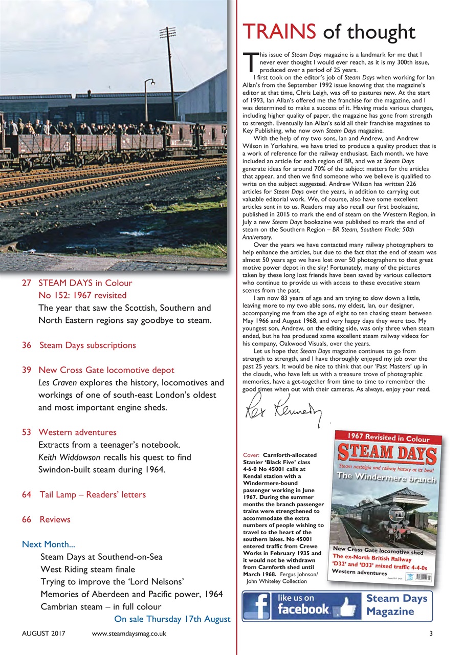 Steam Days Preview Pages