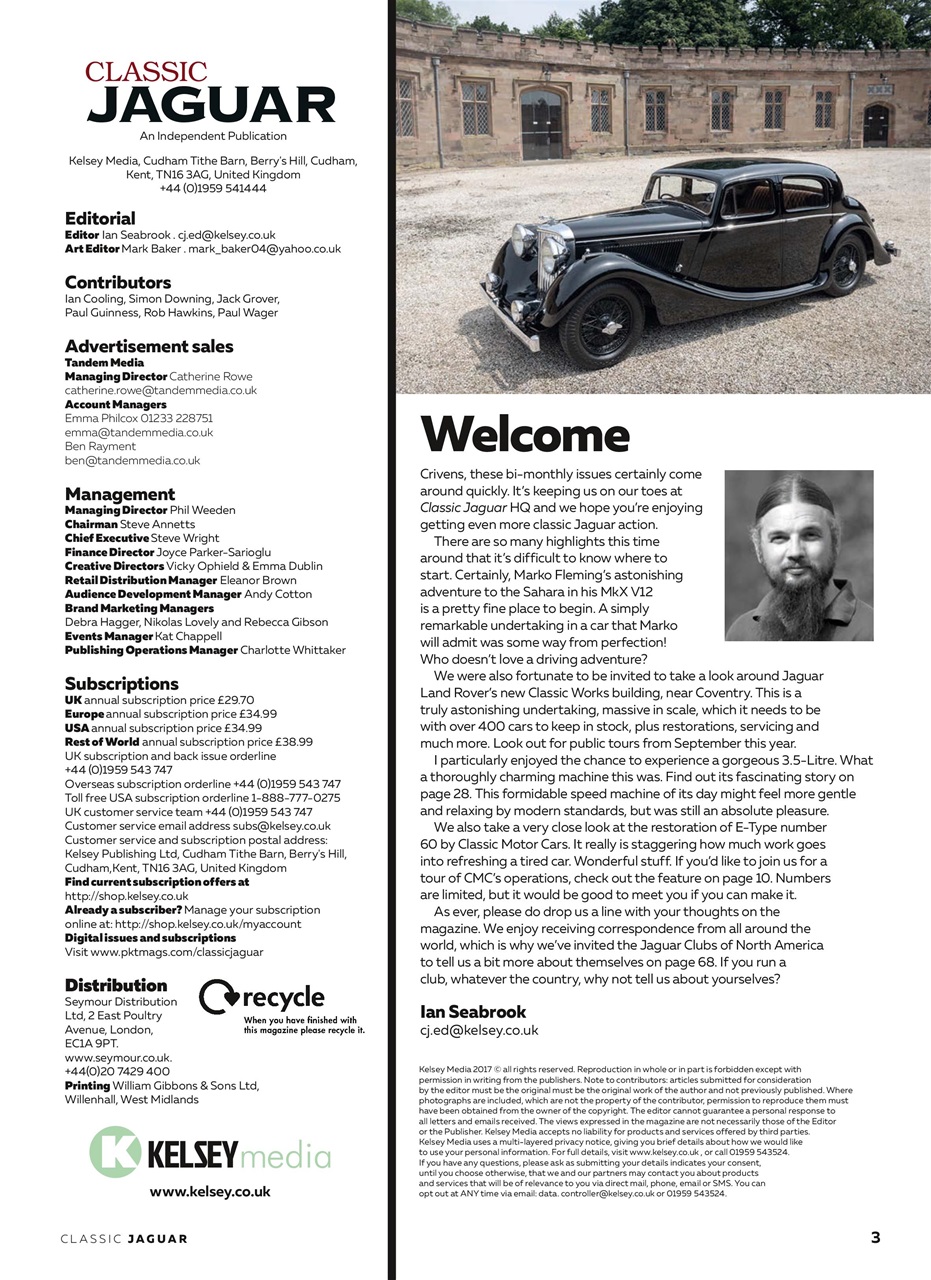 Classic Jaguar Preview Pages