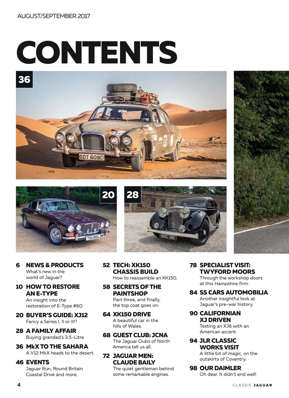 Classic Jaguar Preview Pages
