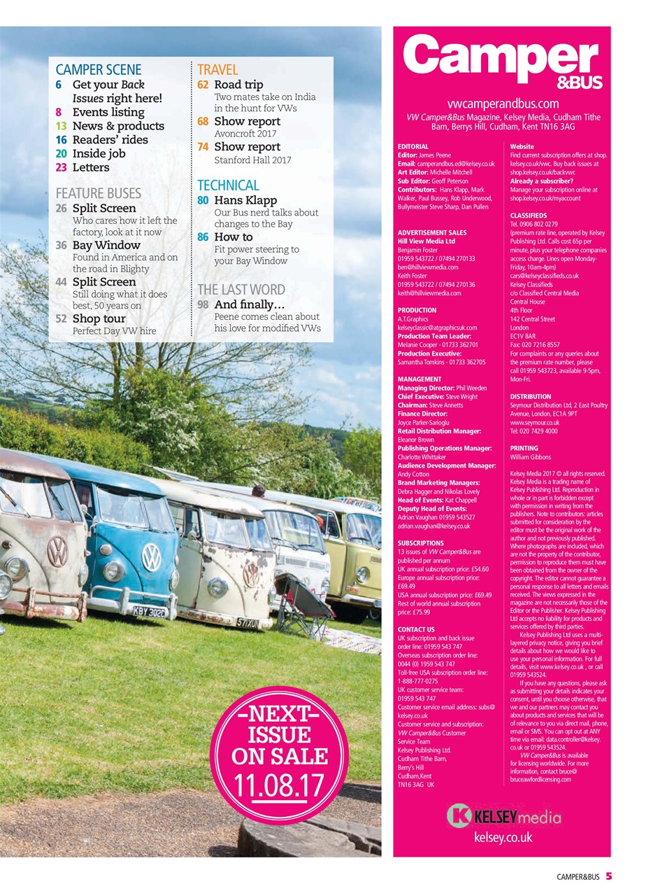 VW Camper Preview Pages