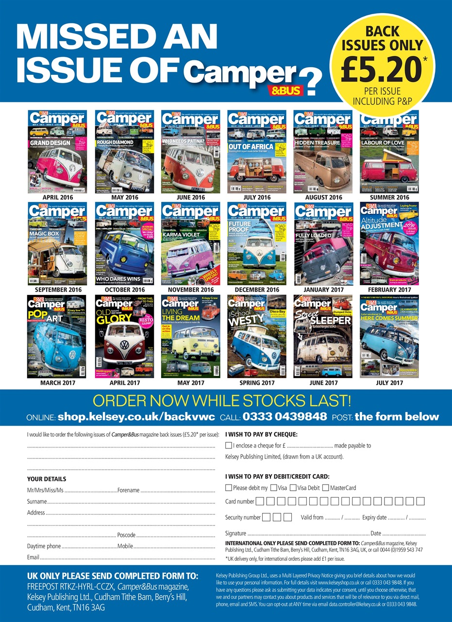 VW Camper Preview Pages