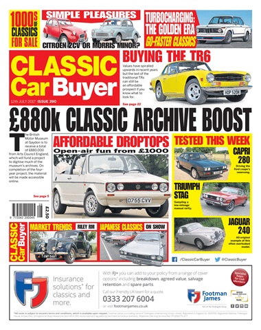 Classic Car Buyer issue 12 July 2017
