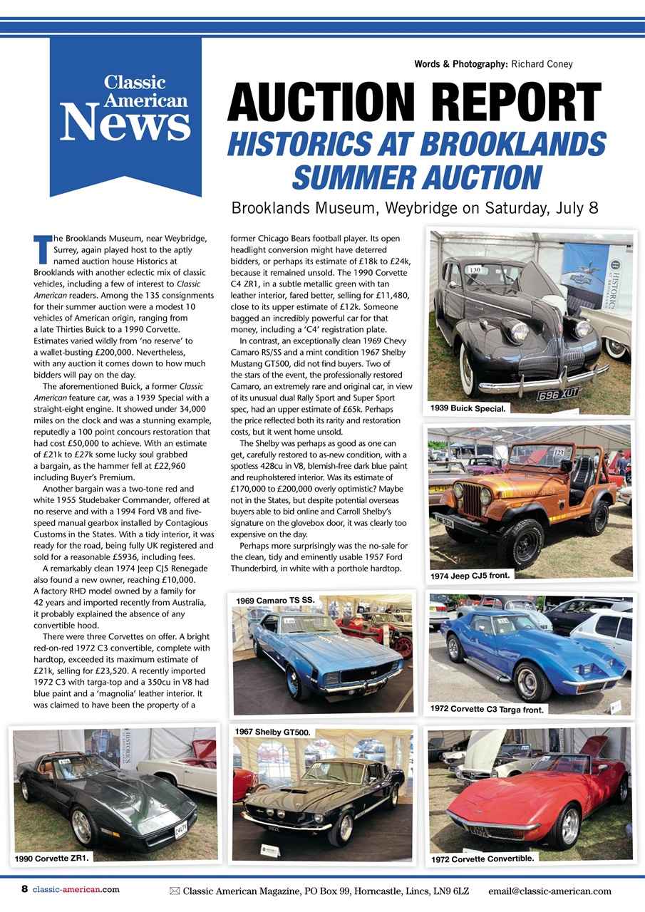 Classic American Magazine Preview Pages
