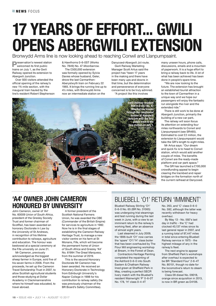 Steam Railway Preview Pages