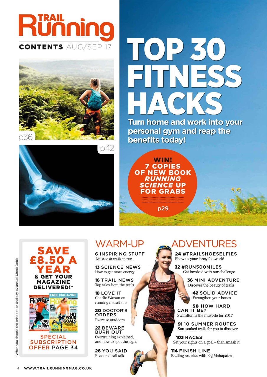 Trail Running Preview Pages