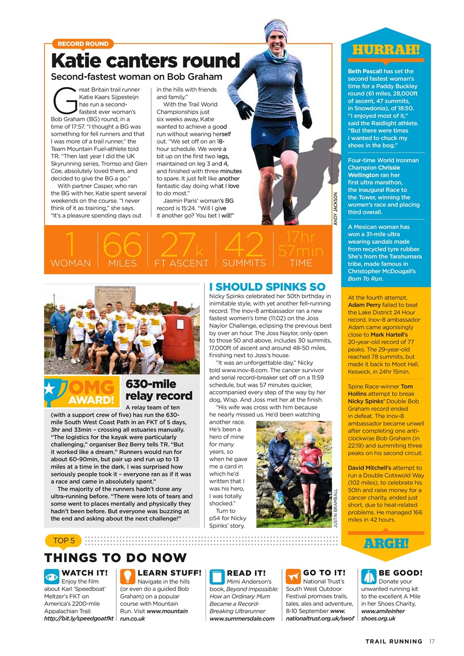 Trail Running Preview Pages