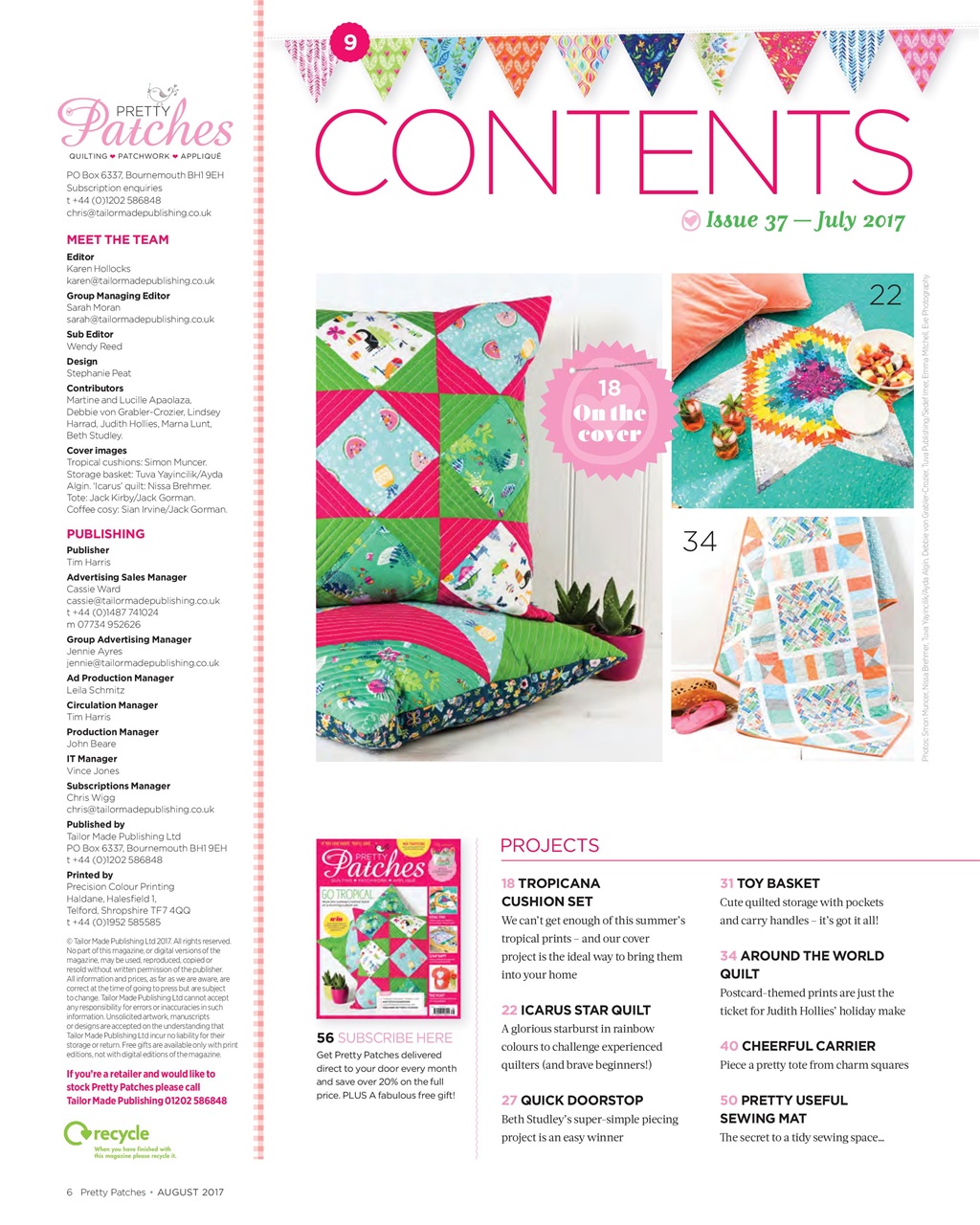 Pretty Patches Magazine Preview Pages