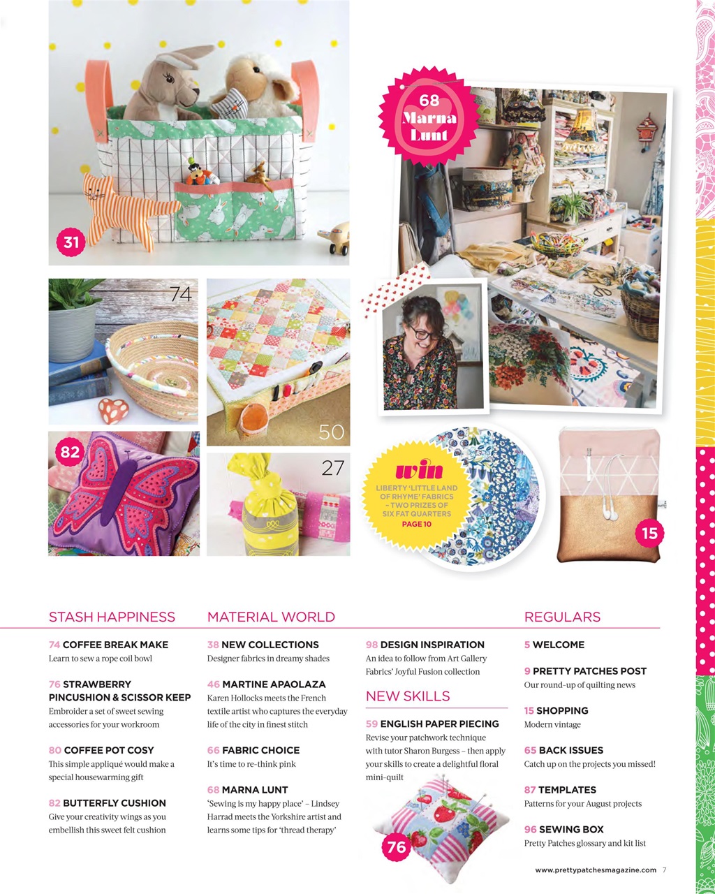 Pretty Patches Magazine Preview Pages