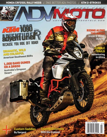 Adventure Motorcycle issue JulyAugust 2017