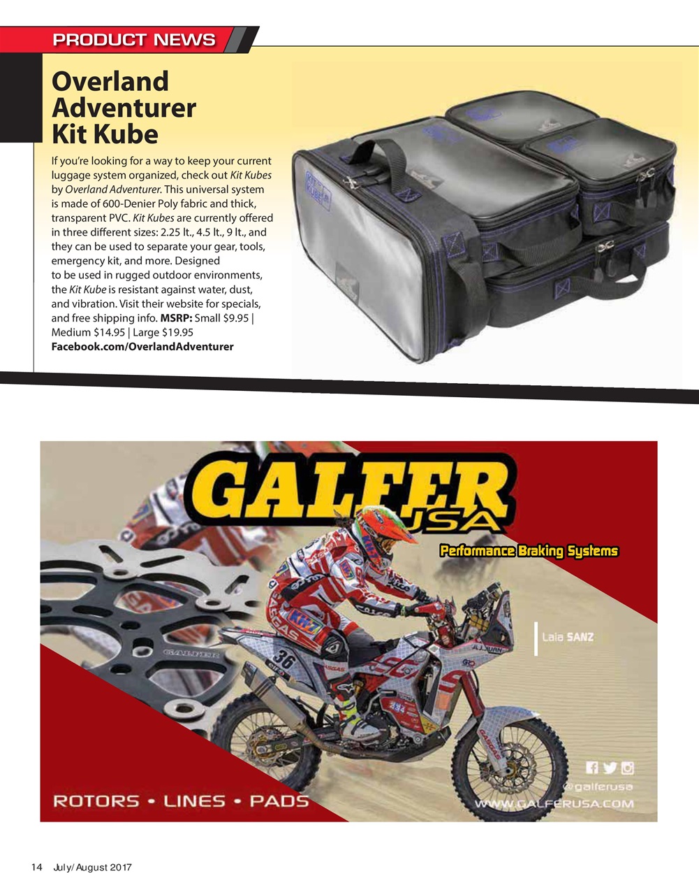 Adventure Motorcycle Preview Pages