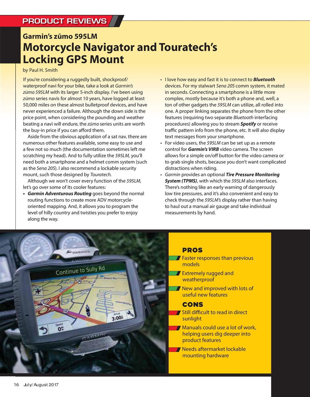 Adventure Motorcycle Preview Pages