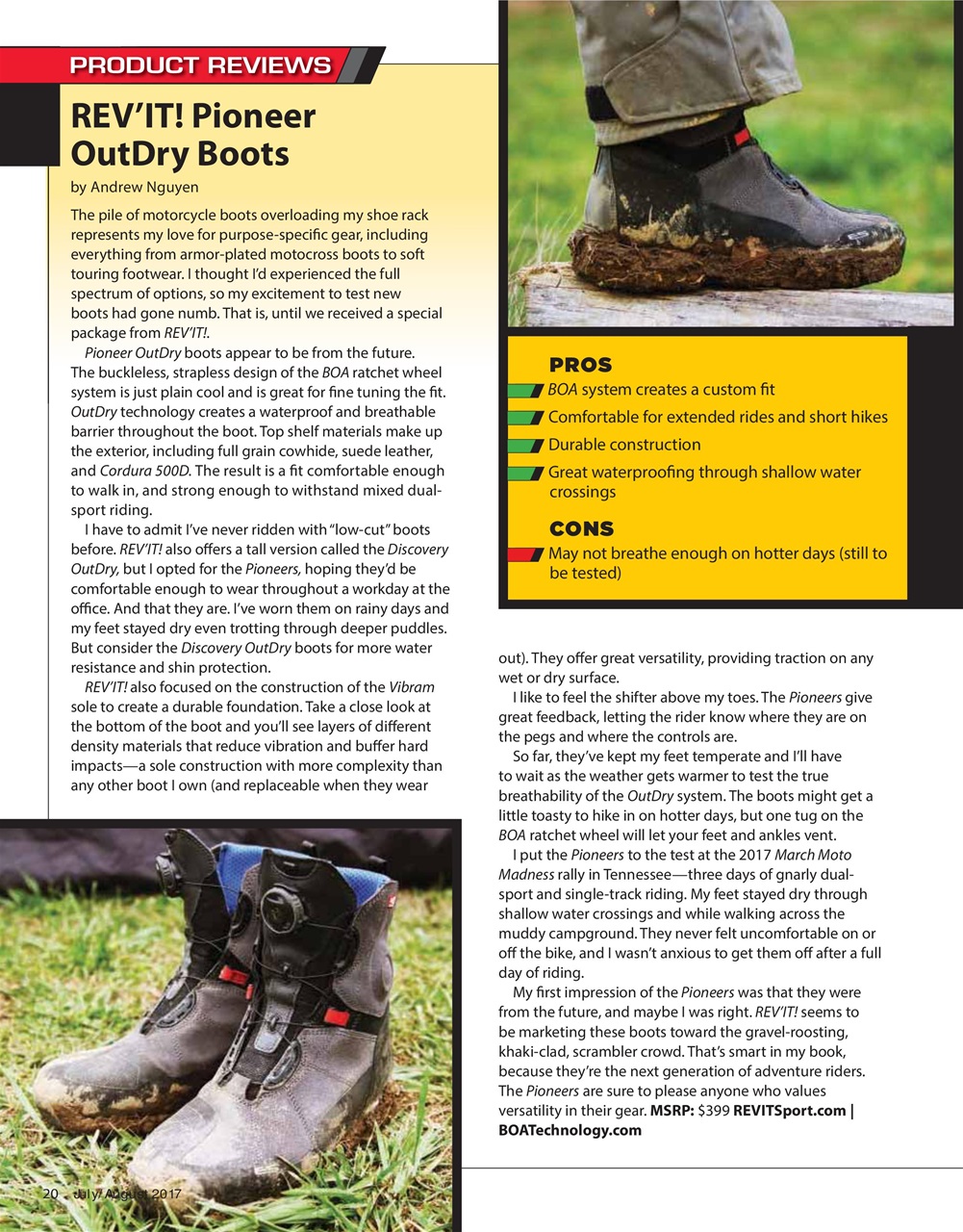 Adventure Motorcycle Preview Pages