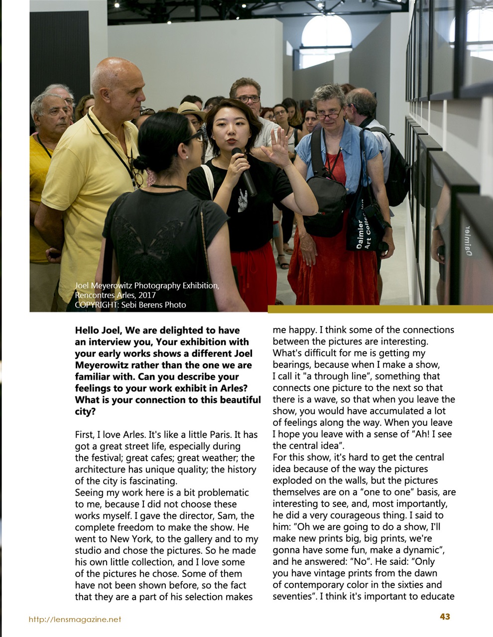 Lens Magazine Preview Pages
