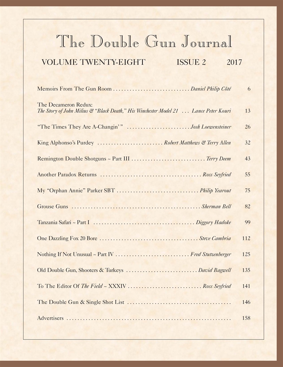 Double Gun Journal Preview Pages