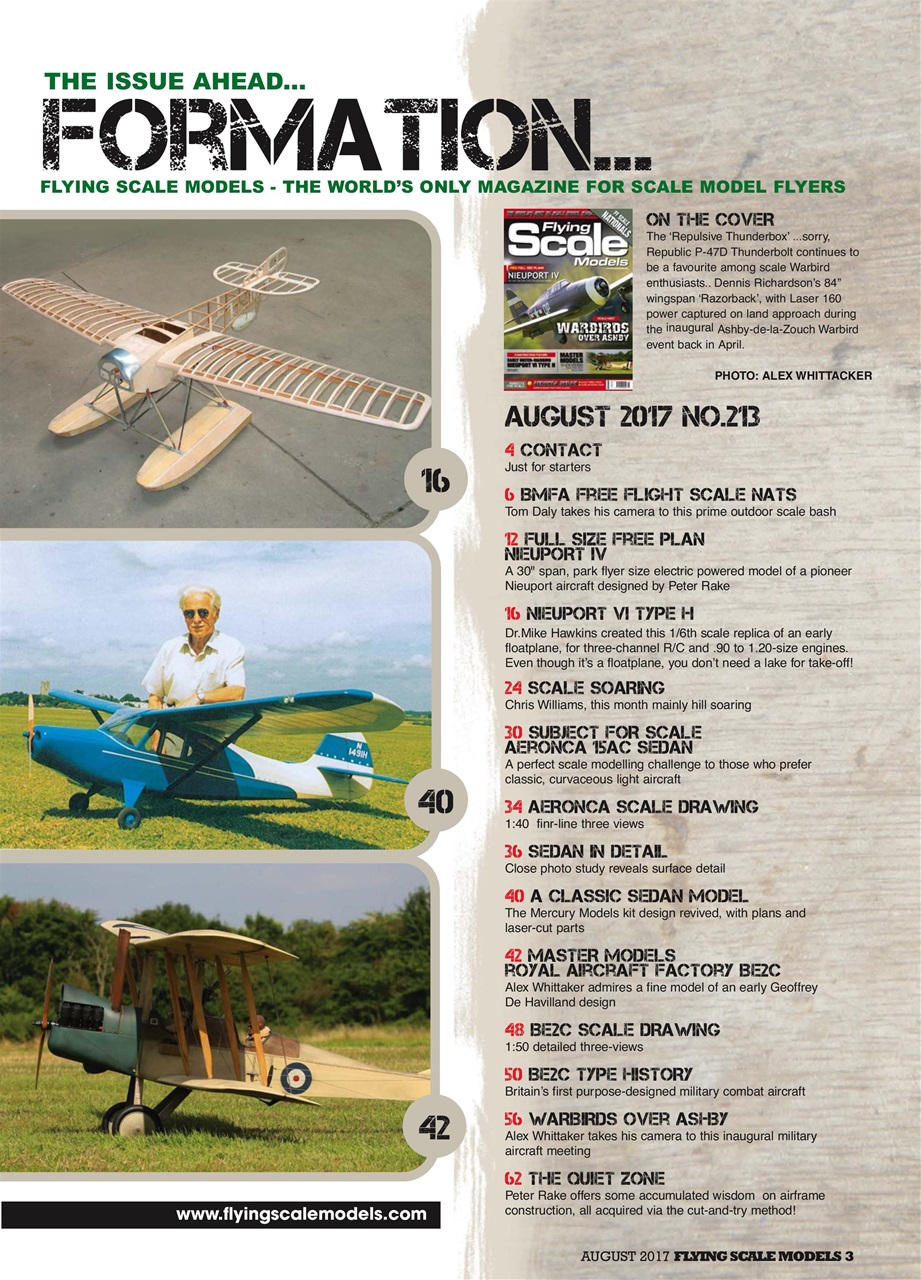 Radio Control Model Flyer Preview Pages