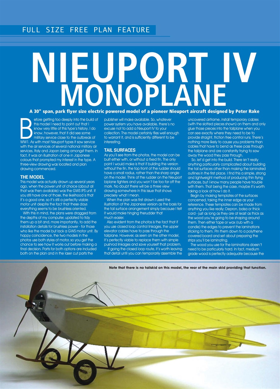 Radio Control Model Flyer Preview Pages