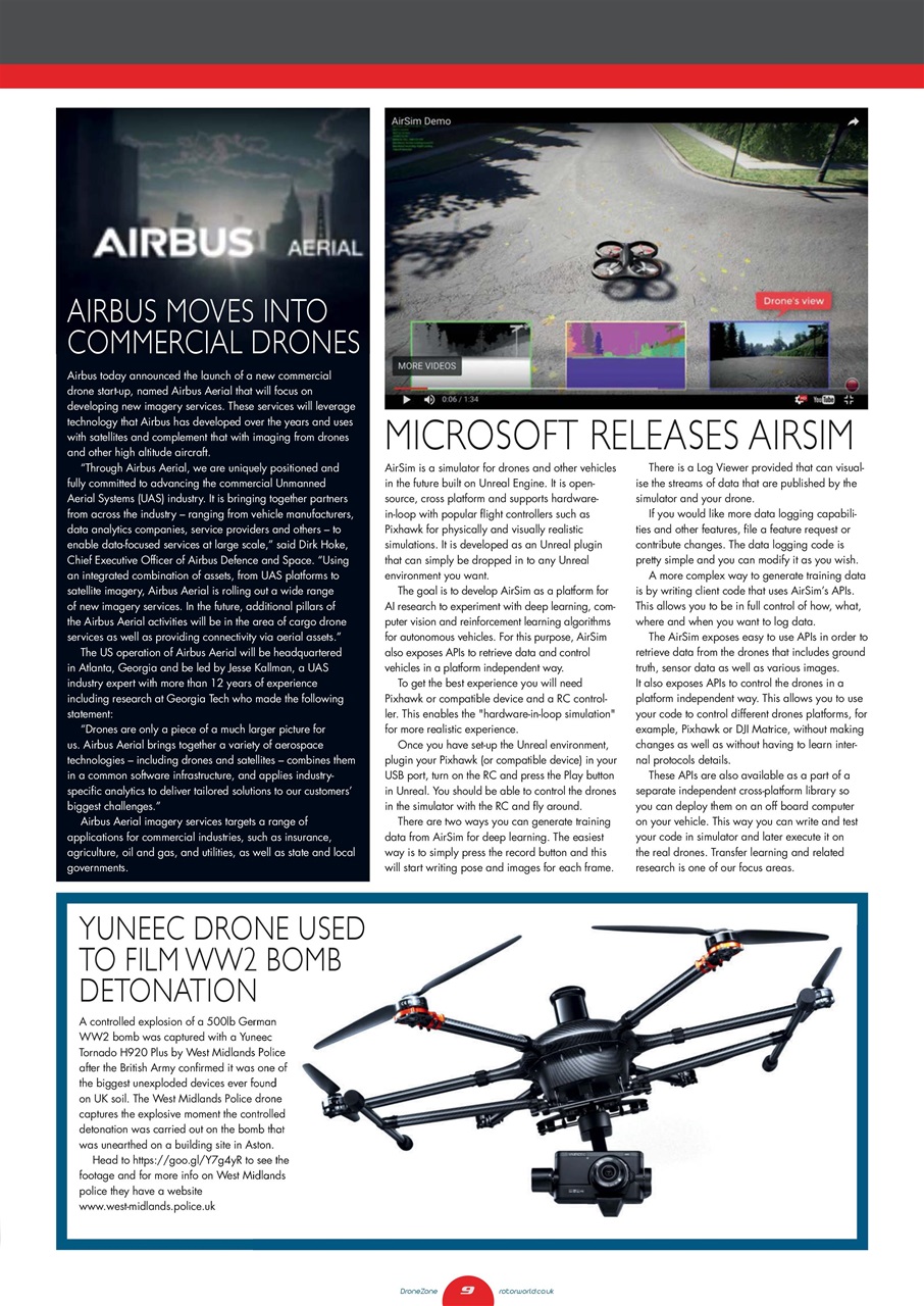 Radio Control DroneZone Preview Pages