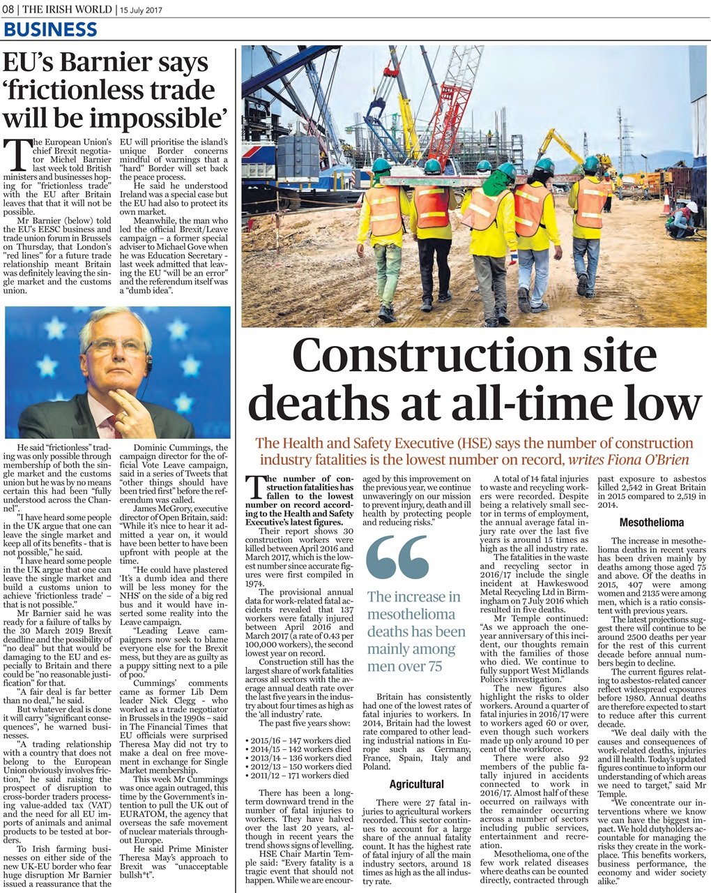 Irish World Preview Pages