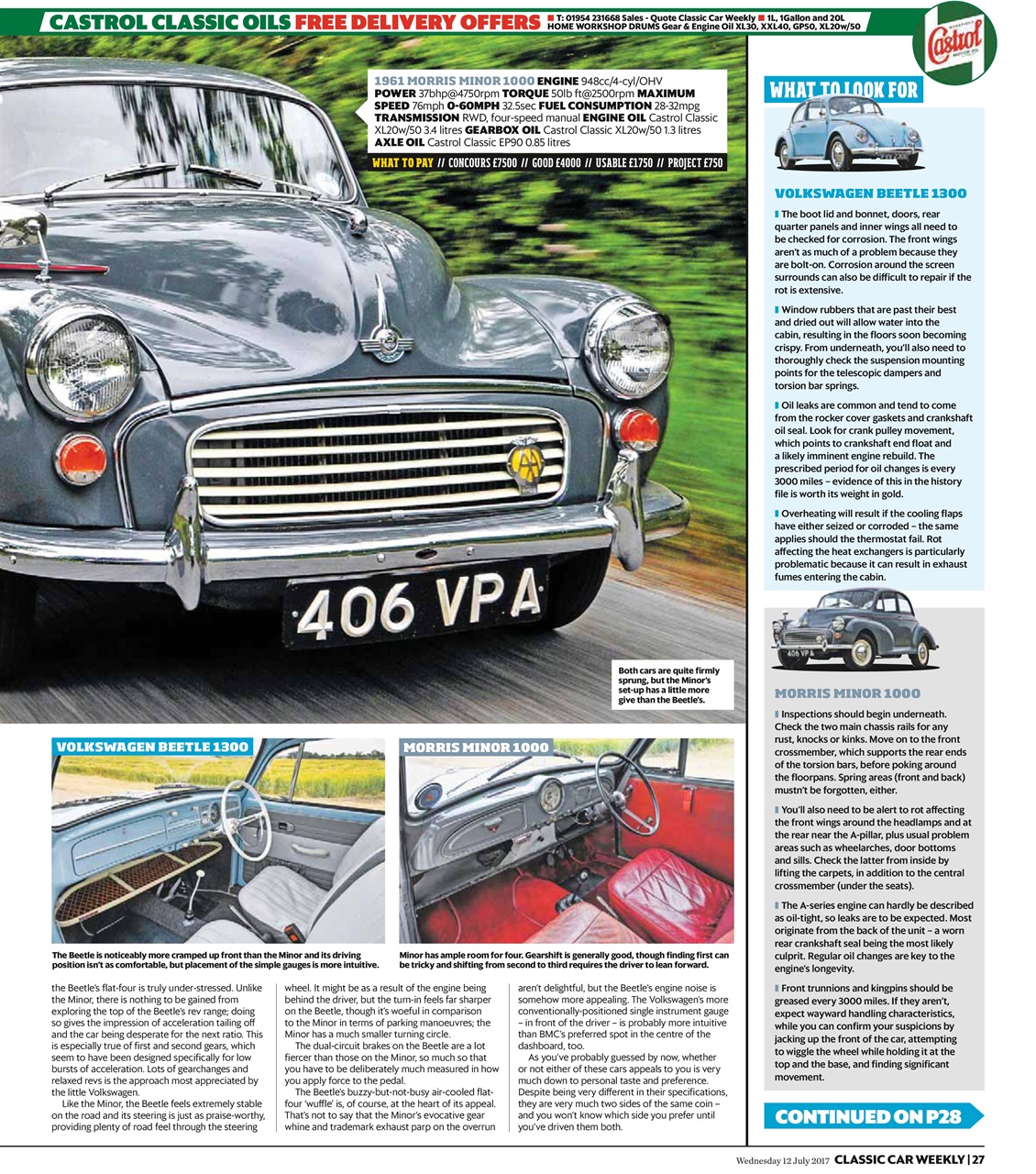 Classic Car Weekly Preview Pages