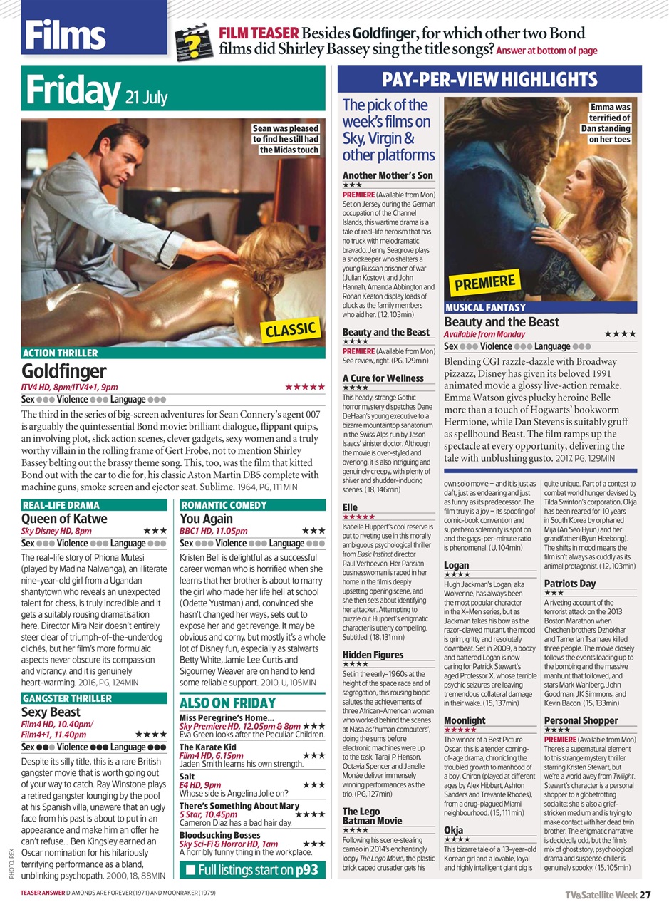 TV & Satellite Week Preview Pages