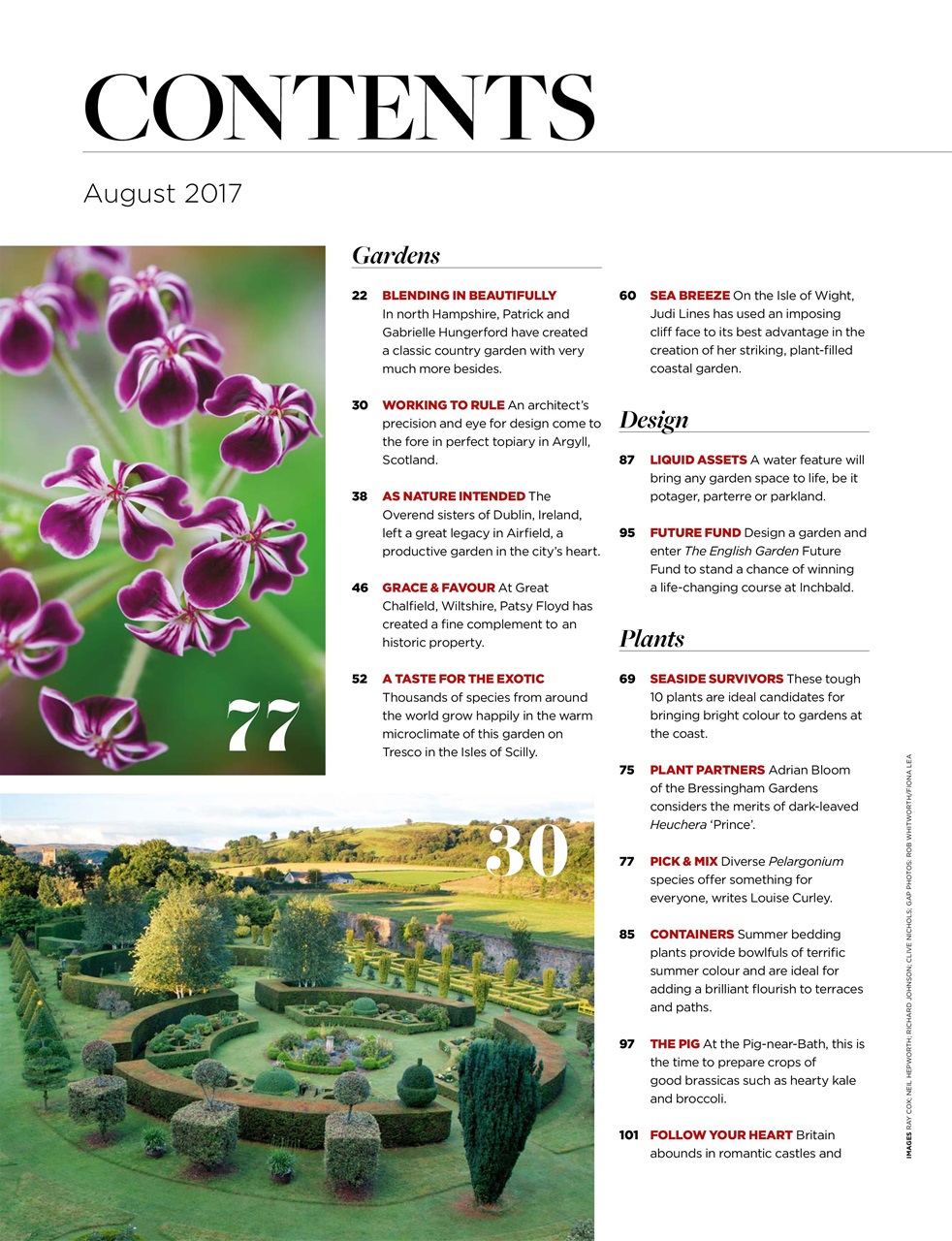 The English Garden Preview Pages