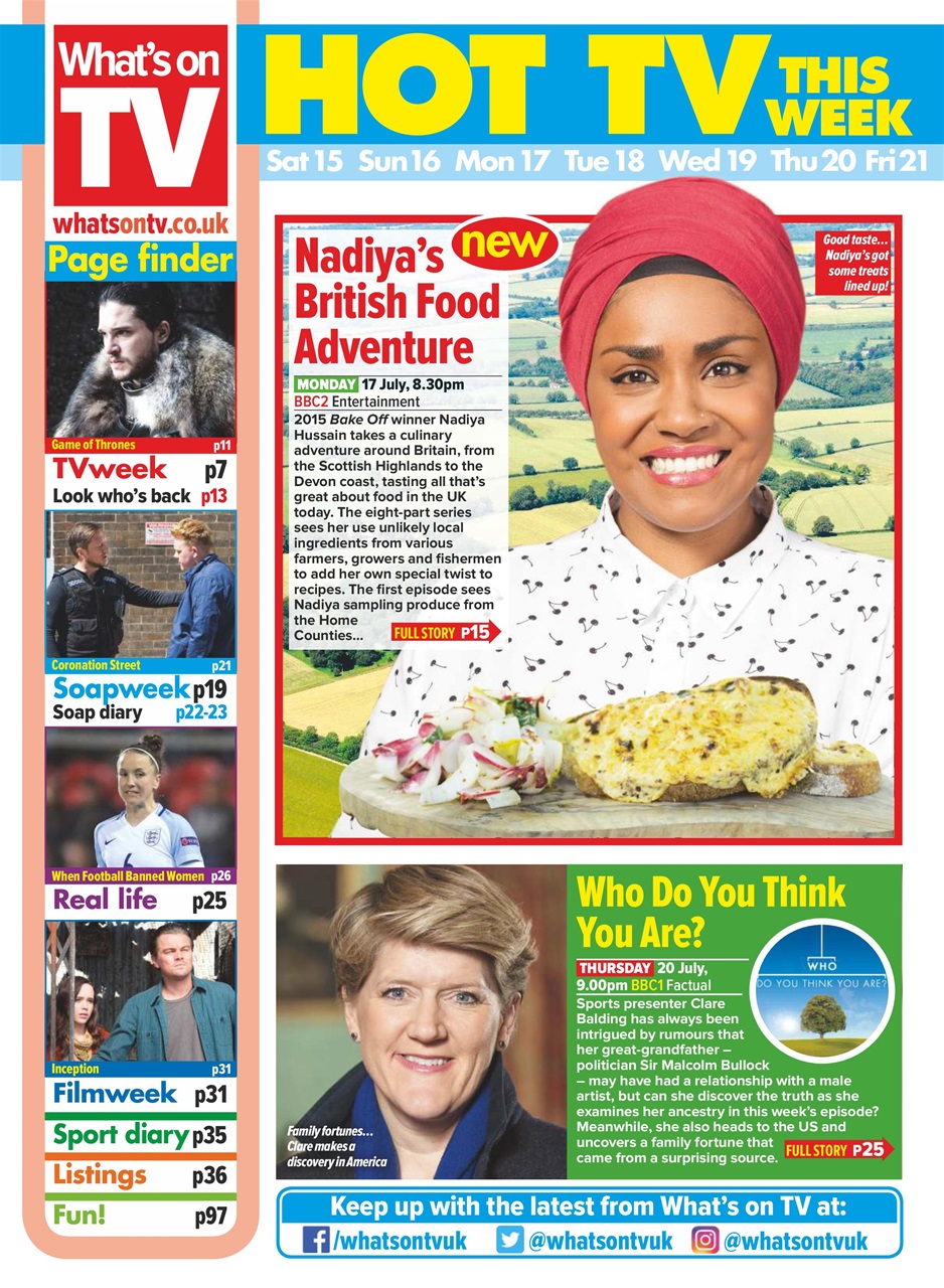 What's on TV Preview Pages