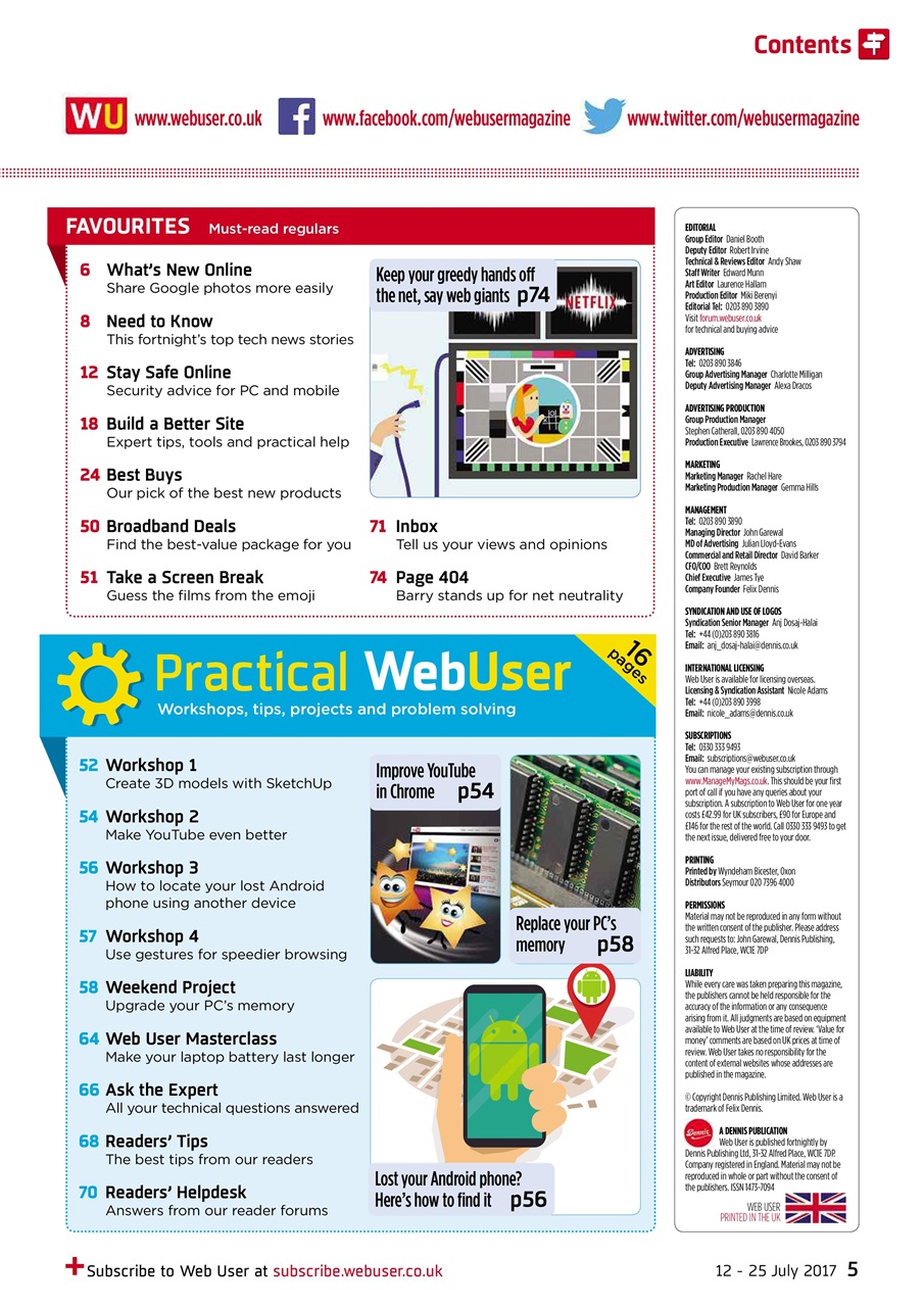 Webuser Preview Pages