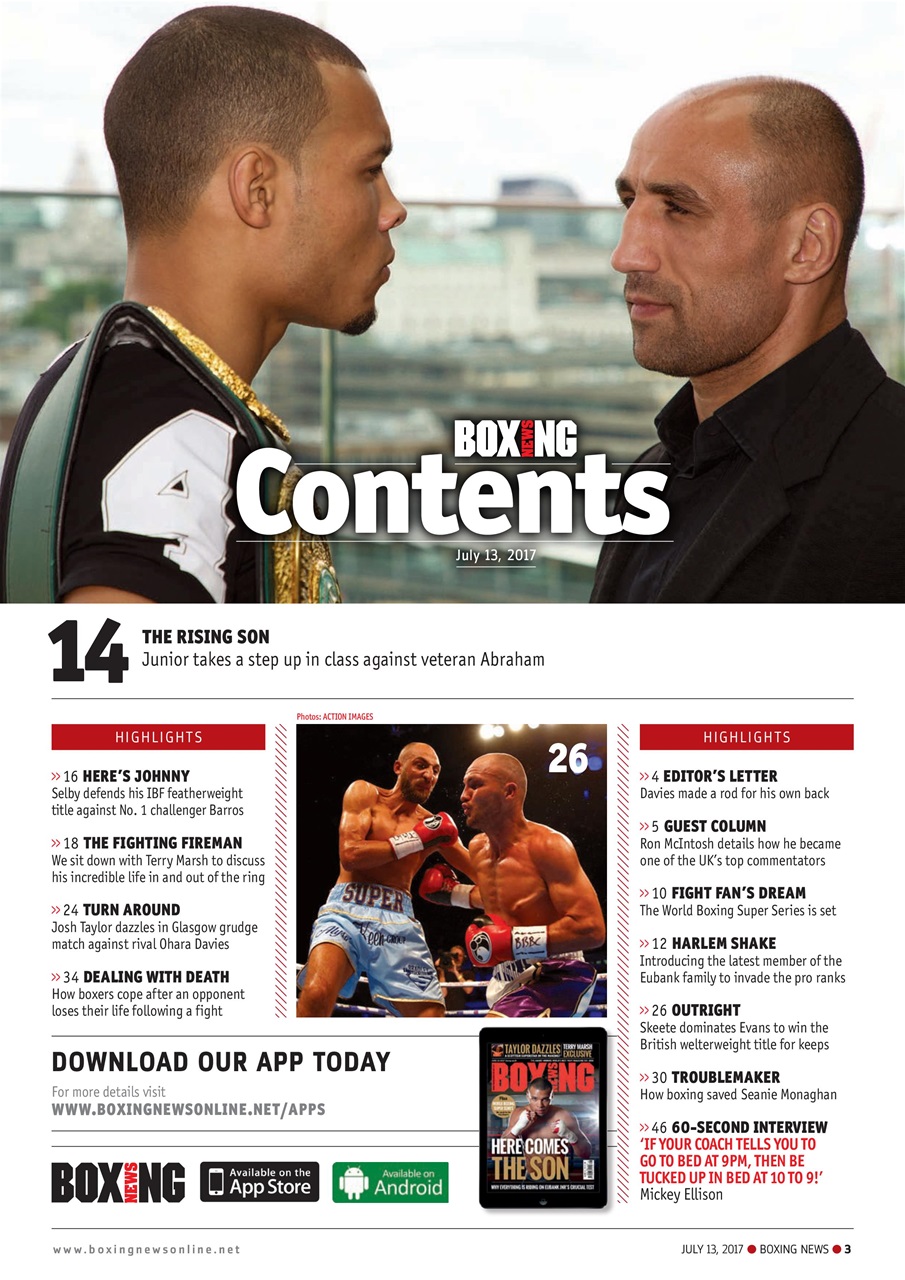 Boxing News Preview Pages