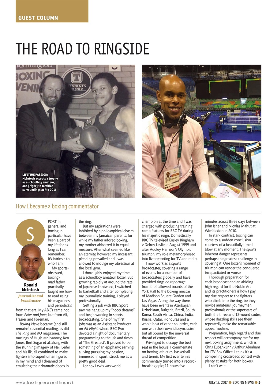 Boxing News Preview Pages