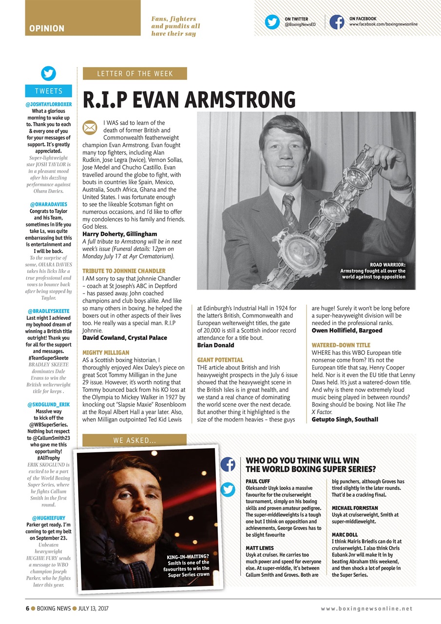 Boxing News Preview Pages