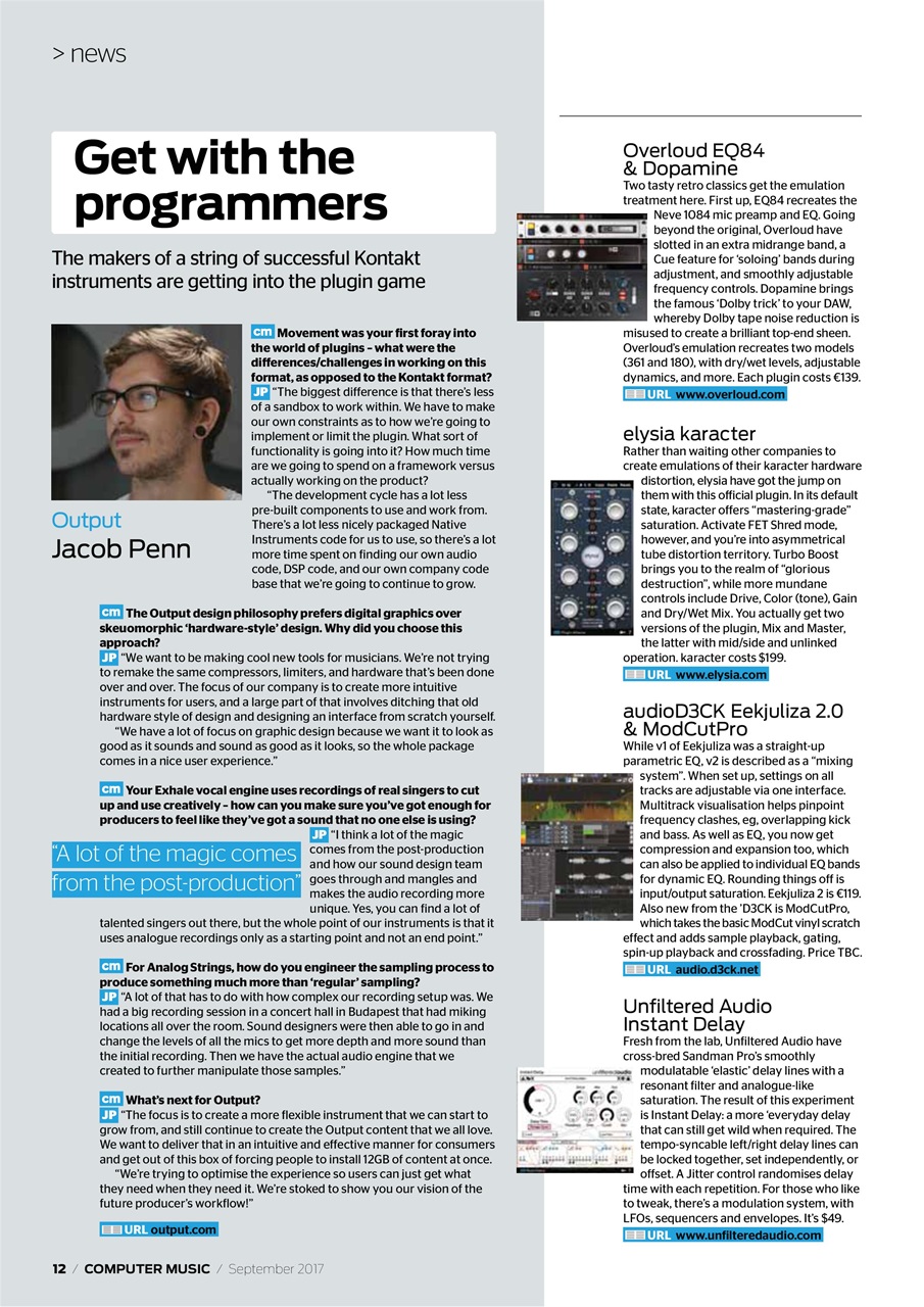 Computer Music Preview Pages