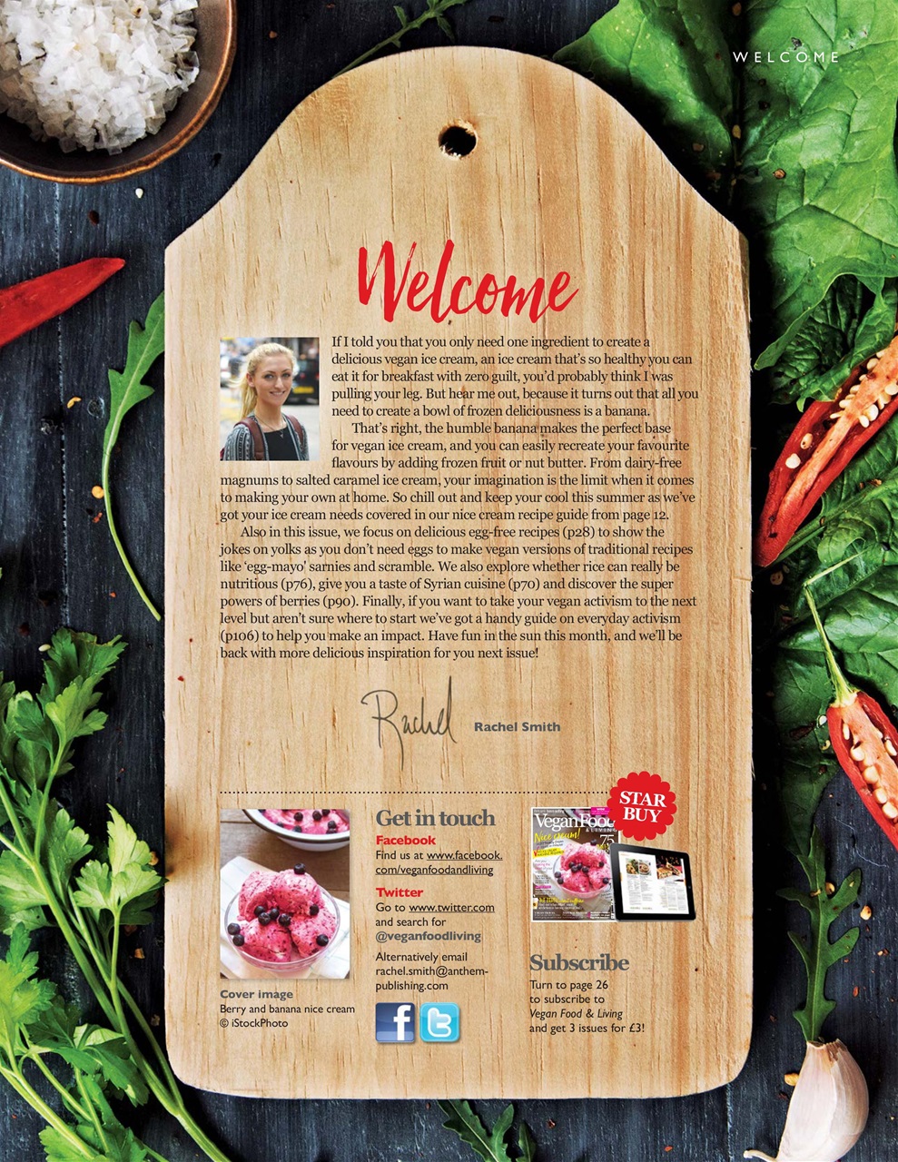 Vegan Food & Living Magazine Preview Pages