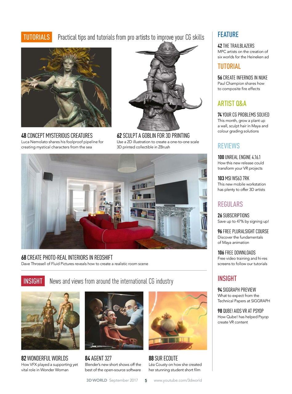 3D World Preview Pages