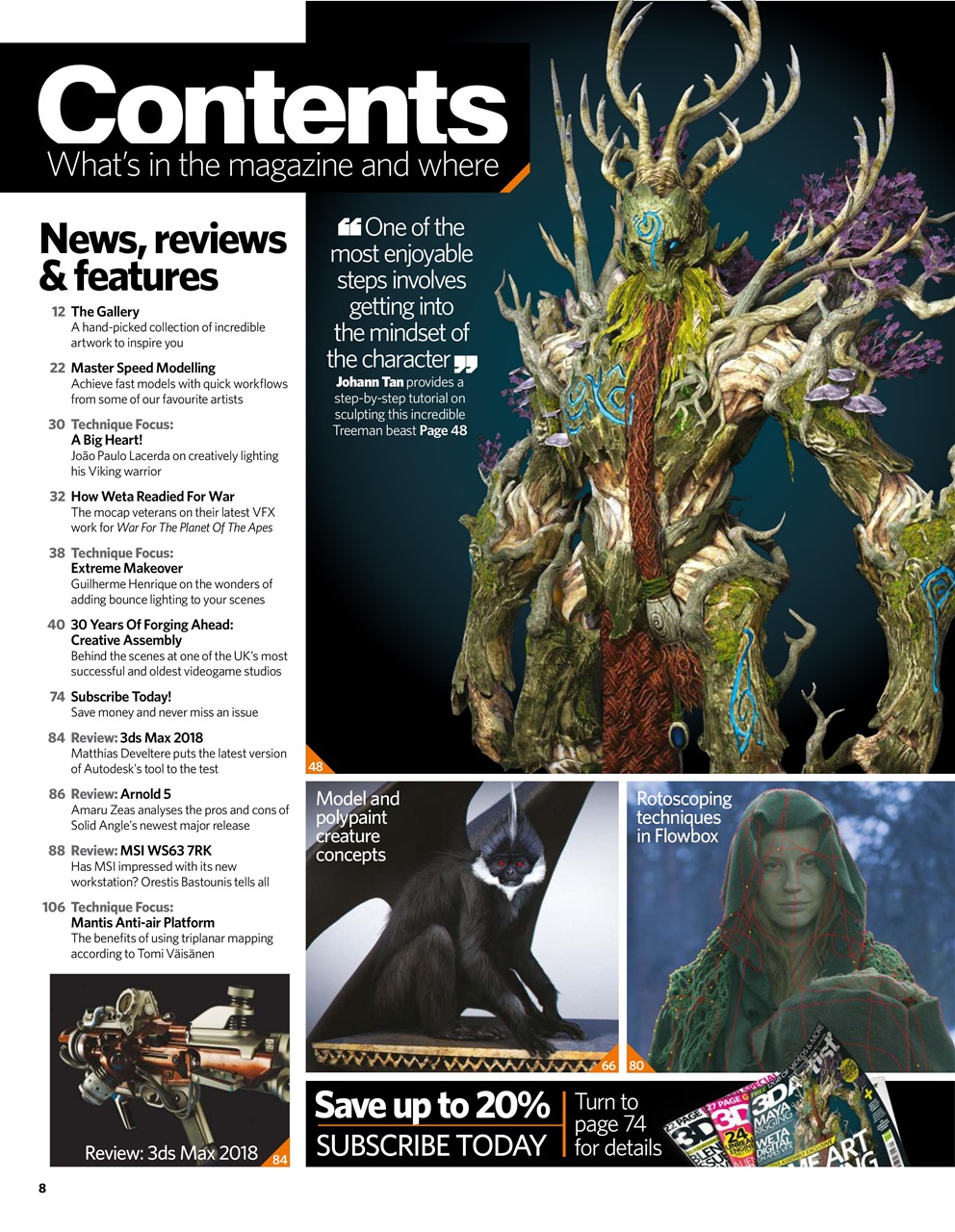 3D Artist Preview Pages